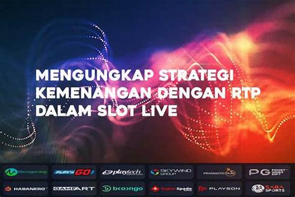 Strategi Kemenangan Mesin Slot Rtp