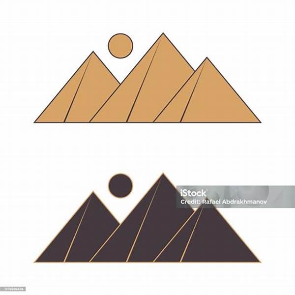 Arkeologi Simbol Scatter Dan Piramida