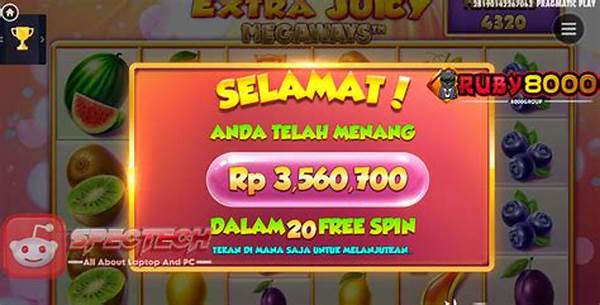 Menangkan Jackpot Besar Extra Juicy