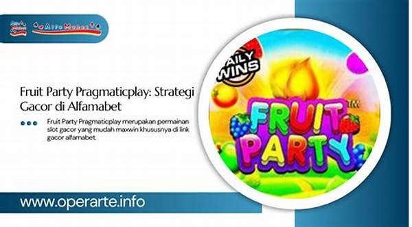 Strategi Taruhan Optimal Fruit Party