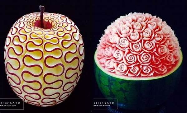 Komposisi Ukiran Buah Artistik