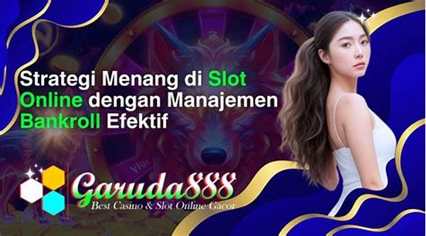 Strategi Menang Di Slot Online