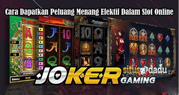 Cara Optimalkan Peluang Menang Slot